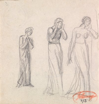 Tři naříkající ženy od George Romney