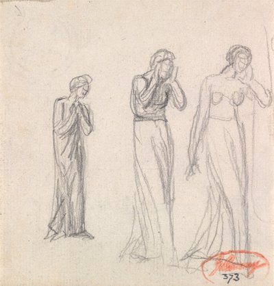 Tři truchlící ženy od George Romney