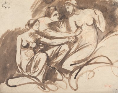 Tři mladé čarodějky od George Romney