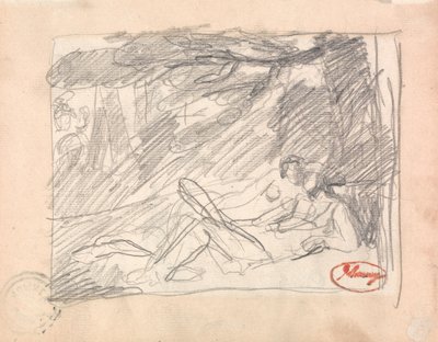 Dva milenci v krajině od George Romney