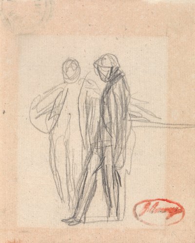 Dvě stojící postavy od George Romney