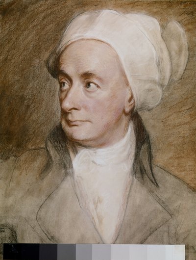 William COWPER, Portrét 1792 (papír, pastel) od George Romney