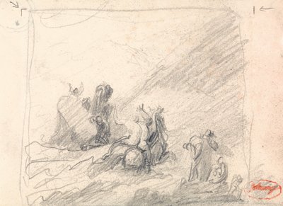 Wolgemuth zachraňuje trosečníky u mysu Dobré naděje od George Romney