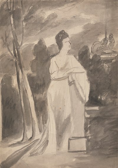 Žena u sloupu od George Romney