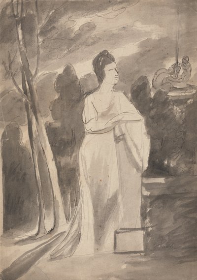 Žena u sloupu od George Romney