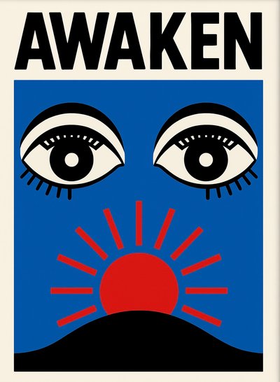 Probudit, 2025 (akryl na plátně) od George Rosaly