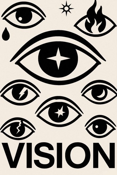 Oči zítřka, 2025 (akryl na plátně) od George Rosaly