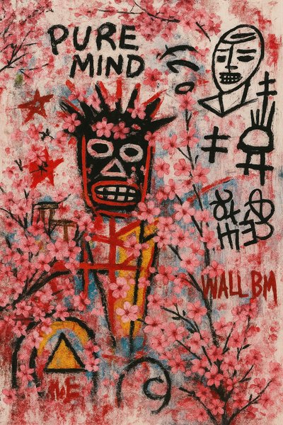 Léčivé oči, 2025 (akryl na plátně) od George Rosaly