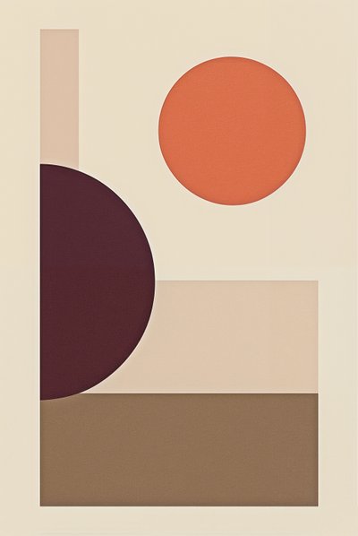 Rezonanční minimalismus, 2025 (akryl na plátně) od George Rosaly