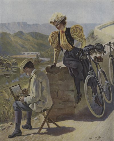 Umění a cyklistika od George Roux