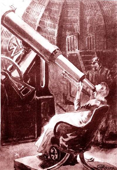 Zatmění Slunce Zemí. 1888 (rytina) od George Roux