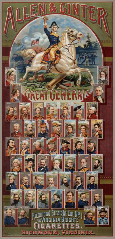 Série Great Generals pro Allen & Ginter Cigarettes Brands, 1885 od George S. Harris
