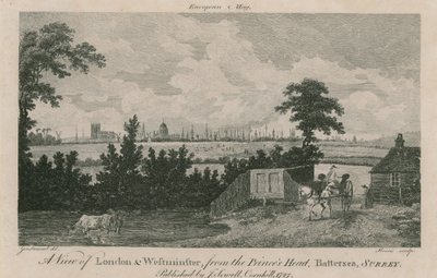 Pohled na Londýn a Westminster od George Samuel Elgood