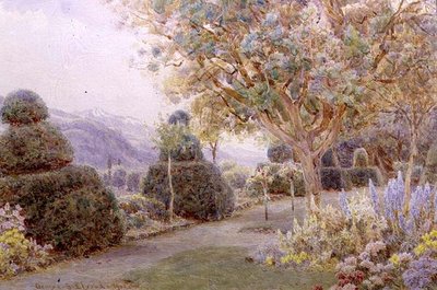 Chateau de la Cour, údolí Rhony od George Samuel Elgood