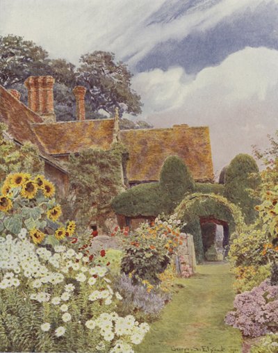 Cleeve Prior, Slunečnice od George Samuel Elgood