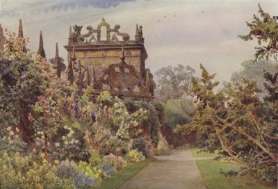 Nádvoří, Hardwicku od George Samuel Elgood