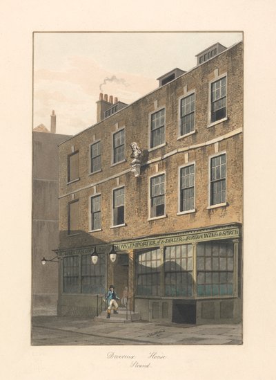 Devereux House, Strand, Londýn od George Shepheard