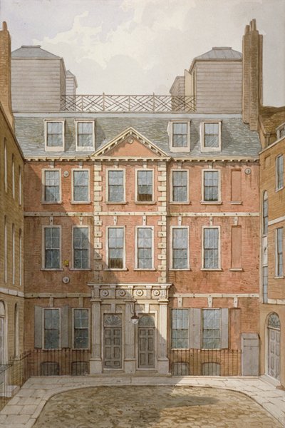 Beaufort Buildings, Strand, Westminster, Londýn, c1810 od George Shepherd