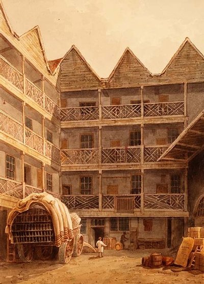 Bull and Mouth Inn od George Shepherd