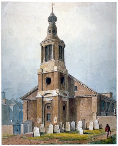 Kostel Svaté Anny, Dean Street, Soho, Londýn, 1828 od George Shepherd