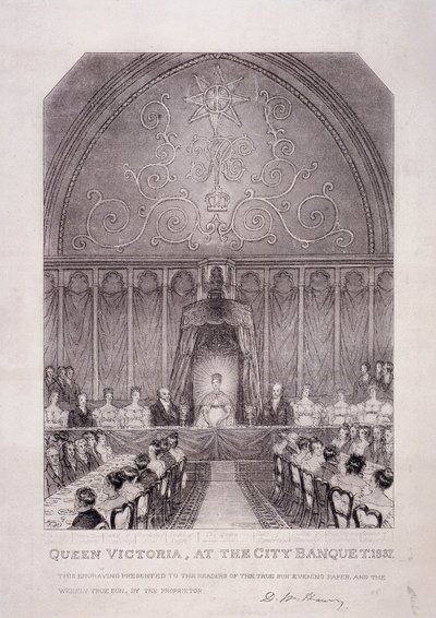 Gog a Magog, Guildhall, Londýn, 1809 od George Shepherd