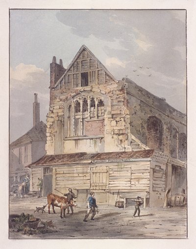 Leadenhall Chapel, Londýn, c1810 od George Shepherd