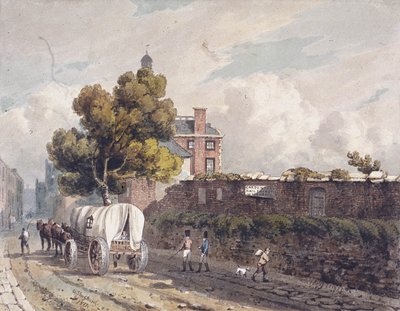 Londýnská zeď, Londýn, 1811 od George Shepherd