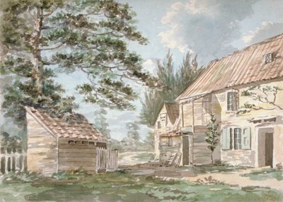 Přestřelený mlýn poblíž Greenford, Middlesex, 1797 od George Shepherd