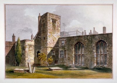 Pohled na kapli Savoy, palác Savoy, Westminster, 1819 od George Shepherd