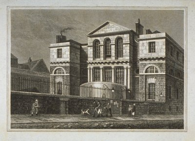 Pohled na Sessions House, Old Bailey, 1812 od George Shepherd