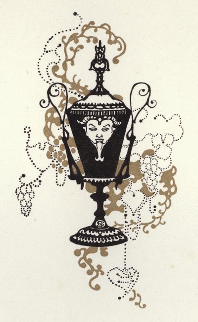 Ilustrace k filmu Šťastný pokrytec od Maxe Beerbohma (barevné lito) od George Sheringham