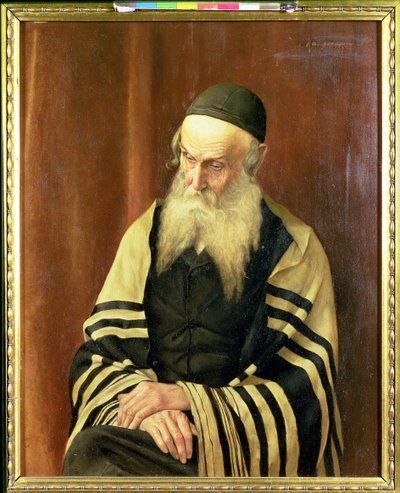 Aškenázský rabín z Jeruzaléma od George Sherwood Hunter