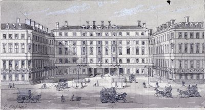 Euston Square Station, Londýn, c1838. od George Sidney Shepherd