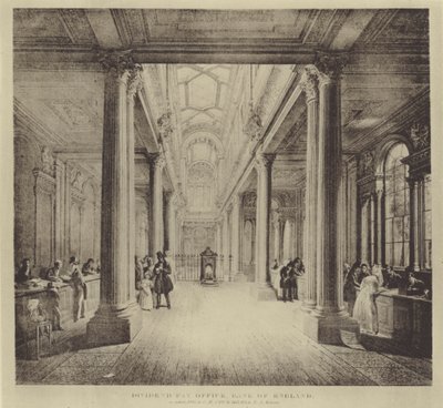 Dividenda Pay Office, Bank of England od George Snr (after) Scharf
