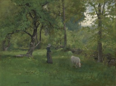 Zelená krajina, 1886 od George Snr. Inness