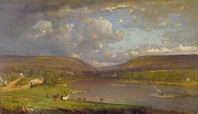 Na řece Delaware, 1861-63 od George Snr. Inness