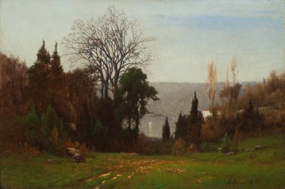 Naproti Palisádám od George Snr. Inness