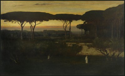 Mnich, 1873 od George Snr. Inness
