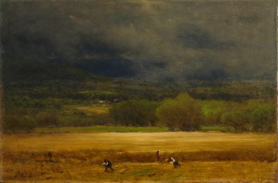 Pšeničné pole, asi 1875-77 (olej na plátně) od George Snr. Inness