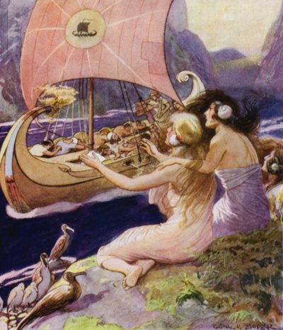 Jason a Argonauti: Sirény (barevné lito) od George Soper