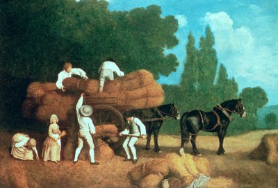 Sklízecí vůz od George Stubbs