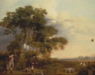 Střelba dvou gentlemanů od George Stubbs