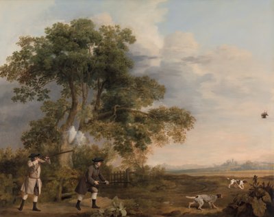 Dva Gentlemen Shooting, ca. 1769. od George Stubbs