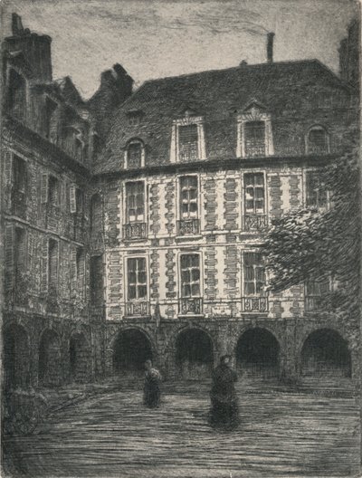 „Dům Victora Huga, Places des Vosges“, 1915 od George T Plowman