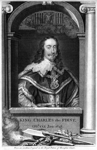 Karel I. Anglický. od George Vertue