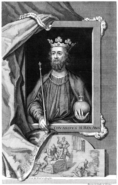 Anglický Edward II. 18. století od George Vertue