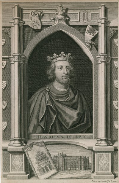 Henricus III Rex (rytina) od George Vertue