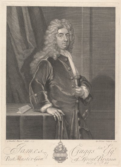 James Craggs starší od George Vertue