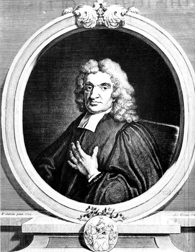 John Flamsteed, anglický astronom a duchovní, 1712 1725 od George Vertue