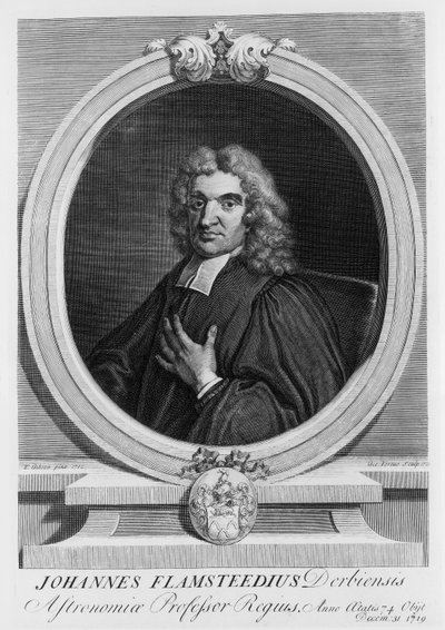 John Flamsteed, astronom, 1712 od George Vertue